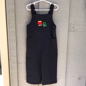 Florence Eiseman Blue Overall with Truck Detail 4T